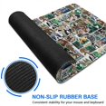 thumbnail image 6 of Long Mouse Pads for Desk,Multicolor Bigfoot and Sticker Pattern Desk Mats on Top Of Desks, Desk Mouse Pad Extra Large with 3mm Non-Slip Base and Stitched Edge for Gaming,Office,Work,Home 35.4"x15.7", 6 of 6