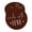 Brown, variant on Inkdotpot Made With Love Text Bottle Tag Real Rose Gold Foil Favor Hang Tags 50 Pack
