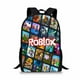 thumbnail image 2 of Roblox-mochila ROBLOX para estudiantes de primaria y secundaria, morral para niños y niñas, hombro con cremallera brillante, novedad, 2 of 3