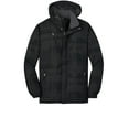 thumbnail image 5 of Port Authority J320 Mens Brushstroke Print Insulated Jacket, Black - Extra Small, 5 of 5