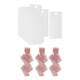 thumbnail image 1 of Rongfmy 50Pcs Table Name Cards Blank Elegant for Business Banquets Hanging Gift Tags pink, 1 of 9