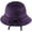 Purple, variant on CoCopeaunts Knit Bucket Hat Women Solid Color Crochet Bowler Hats with Bowknot Lacing Strap Charming Winter Basin Hat for Girl