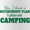 thumbnail image 2 of CafePress - Camping Retireme Stainless Steel Water Bottle 1 - Stainless Steel Water Bottle, Sports Bottle, 1.0L, 2 of 6