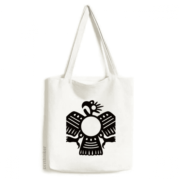 Ancient Egypt Eagle Pattern Tote Canvas Bag Shopping Satchel Casual Handbag