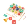thumbnail image 4 of Wooden Magnetic Fishing Game, Educational Kids Wooden Fishing Game Shape Perception Matching Clear Pattern For Kindergarten, 4 of 8