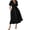 Navy Blue, variant on utcoco Women's Blue Sleeveless Bodycon Denim Dress Midi Side Slit