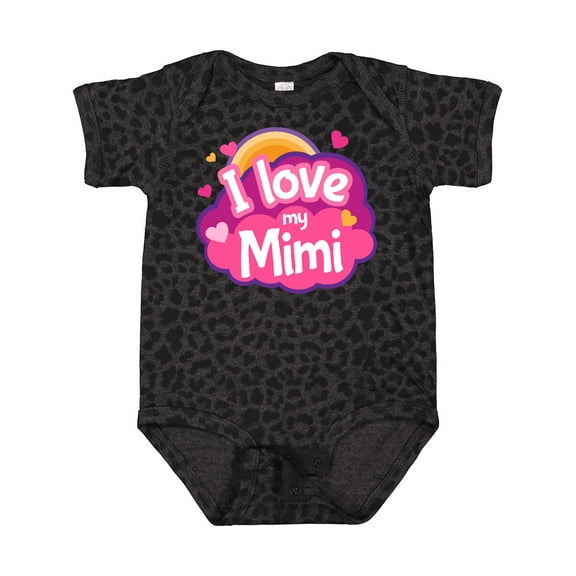 Inktastic I Love My Mimi Grandma Girls Baby Bodysuit