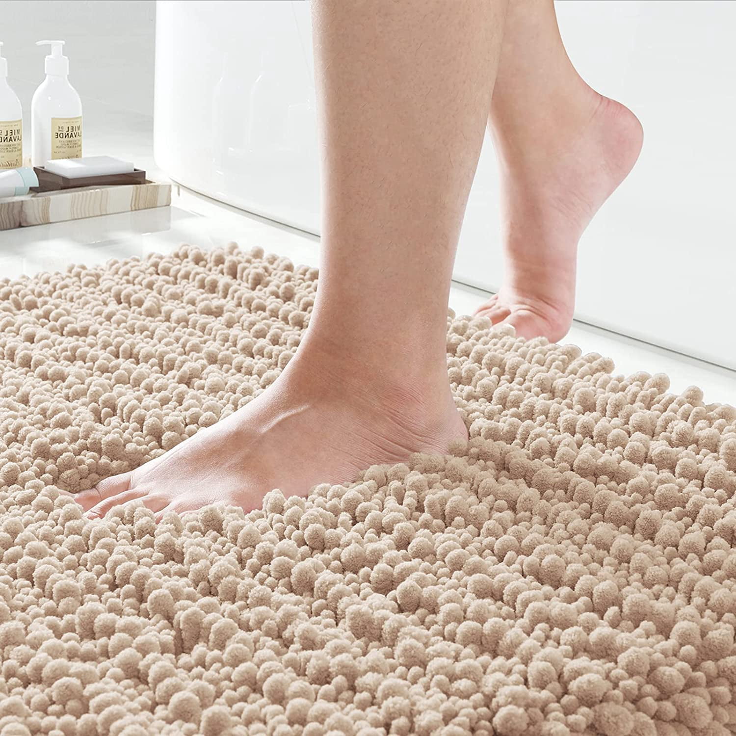 QWZNDZGR Heated Bath Mat for Bathroom Rugs to Dry, Adjustable Temperature  and Time to Drying Rug,Waterproof and Non-Slip Bottom,Built-in Temperature  Sensor 80-130 ℉ - Walmart.com