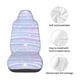 thumbnail image 4 of Fotbe Striped Gradient Funda para Asiento de Auto con Estampado – Impermeable y Antisudor – Ajuste Universal, Lavable a Máquina, Antideslizante (1 Pieza), 4 of 5