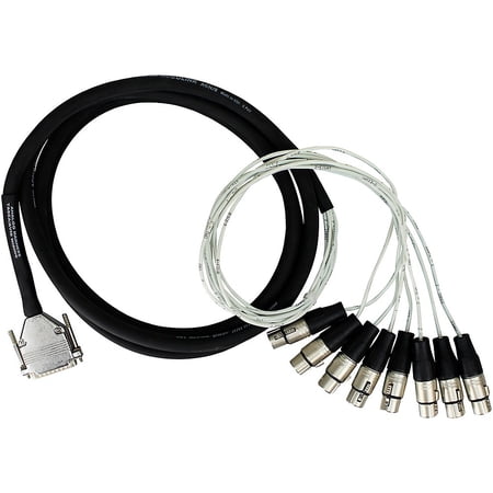 UPC: 0703272014187 | Rapco Horizon DA88XF – Analog DB25-XLRF Patch Snake 10 ft.