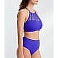thumbnail image 4 of Women's Pour Moi 36054 Space High Neck Underwire Cami Swim Top (Ultramarine 32D), 4 of 4