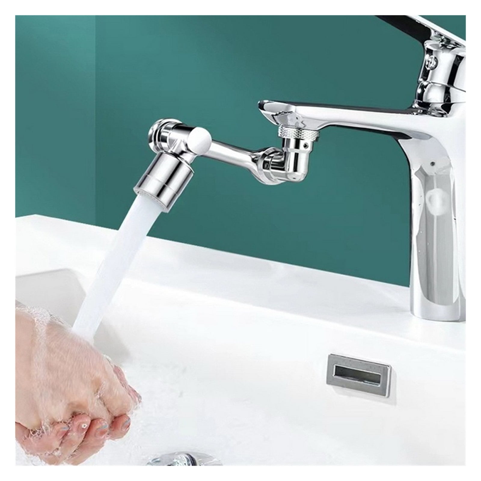 1440° Universal Rotation Faucet Sprayer Head For Extension Faucets Aerator Bubbler Nozzle Kitchen Tap Washbasin Robot Arm