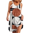 thumbnail image 1 of Birdeem Robe d'Été Sans Manches à Encolure Dégagée Imprimée pour Femme, Aguichant, Décontractée, Fluide, Évasée, de Plage, 1 of 1