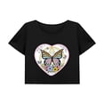 thumbnail image 1 of Camiseta corta casual de verano transpirable suave con cuello redondo para mujer para el trabajo de oficina L, 1 of 7