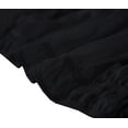 thumbnail image 2 of The Great American Store- Easy to Fit Wrap Around Elastic Bed skirt/Dust Ruffle 450 TC Cotton (Solid Black, Short Queen) - 18 Inch Drop Length Easy to Care, Hotel Quality, Adjustable Bed Skirt, 2 of 3