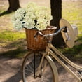 thumbnail image 6 of 20-Inch Hydrangea Bush with 7 Heads White Pink – Artificial Silk Flower Bouquet for Home, Wedding & Event Décor, 6 of 7