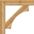 thumbnail image 3 of Ekena Millwork 6"W x 40"D x 40"H Westlake Block Rough Sawn Bracket, Western Red Cedar, 3 of 4