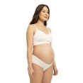 thumbnail image 3 of Destination Maternity Women's Lace Cooling Seamless Under Belly Bikini Panty, 2-Pack, Sizes S-2XL, 3 of 3