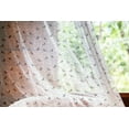 thumbnail image 2 of Woodland Tulle Curtains with Rod Pocket, Silhouettes of Birds on Birch Trees Forest Inhabitants Nature Scene, Sheer Drape for Wedding Party 2 Panels, 7 Sizes, Pale Blue White, by Ambesonne, 2 of 3