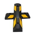 thumbnail image 1 of Phasa Par Tope Estacionamiento 56cm Hule Negro Reflejante Kit uso rudo, 1 of 5