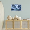 thumbnail image 3 of Stupell Industries Indigo Palms Impressions Landscape Painting Gray Framed Art Print Wall Art, 24 x 16, 3 of 10