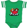 thumbnail image 3 of Inktastic Beagle Heartfelt Duo Boys or Girls Baby Bodysuit, 3 of 5