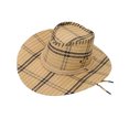 thumbnail image 4 of AJGRHE Western Cowboy Hat for Women and Men, Wide Brim Shapeable Summer Beach Sun Hat, Lightweight Cowgirl Hats for Outdoor Festival Khaki One Size, 4 of 4