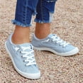 thumbnail image 5 of Black and Friday Deals Clothes under $5 asdoklhq Womens Casual Shoes,Low-cut Canvas Shoes One-foot Lazy Korean Version Student Casual Flat Shoes, 5 of 5