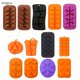 thumbnail image 2 of fengjue Molde De Halloween Cubo De Hielo Bandeja De Chocolate Para Hornear Galletas De Silicona Fantasma Calabaza Murciélago Y Sombrero De Bruja Moldes Nosotros, 2 of 4