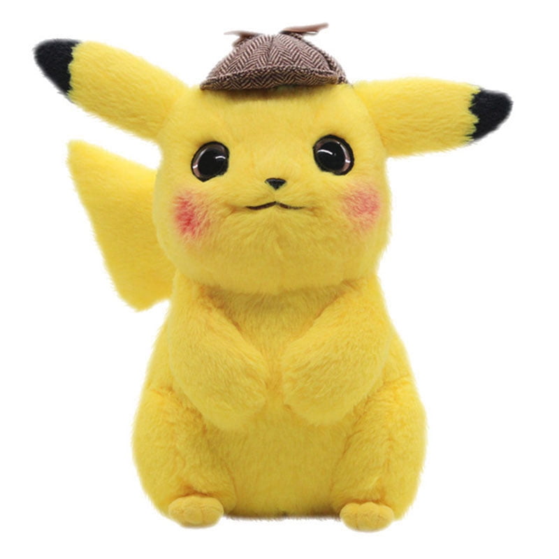 Detective Pikachu Plush Toy Cute Anime Plush Toys Cartoon Christmas Gift For Kid New Toy