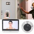 thumbnail image 1 of Peephole Camera, Monitor Intercom Motion Detection 120 Degree Wide Angle Digital Door Viewer 1080P Automatic Snapshot with 4.3in IPS LCD Monitor for Office, 1 of 7