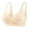 Beige, variant on Women Fashion Lace Front Buckle Underwear Without Rims Vest Lace E Bra Plus Size Bras Black