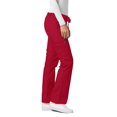 thumbnail image 2 of Adar Universal Women's Straight Leg Scrub Pants, Drawstring, Durable Poplin, Black, 2 of 8