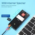 thumbnail image 5 of Oilsky D22 Portable MP3 Player/Black 32GB FM 1.8''/Touch Button/5.0 Bluetooth/Multilingual, 5 of 9
