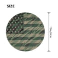 thumbnail image 3 of Disketp Jungle Green Camo Usa Flag Small Mouse Pad 7.9x7.9 Inches,Washable Round Mousepad For Office Laptop Computer,Non-Slip Rubber Base Mouse Pads For Wireless Mouse, 3 of 9