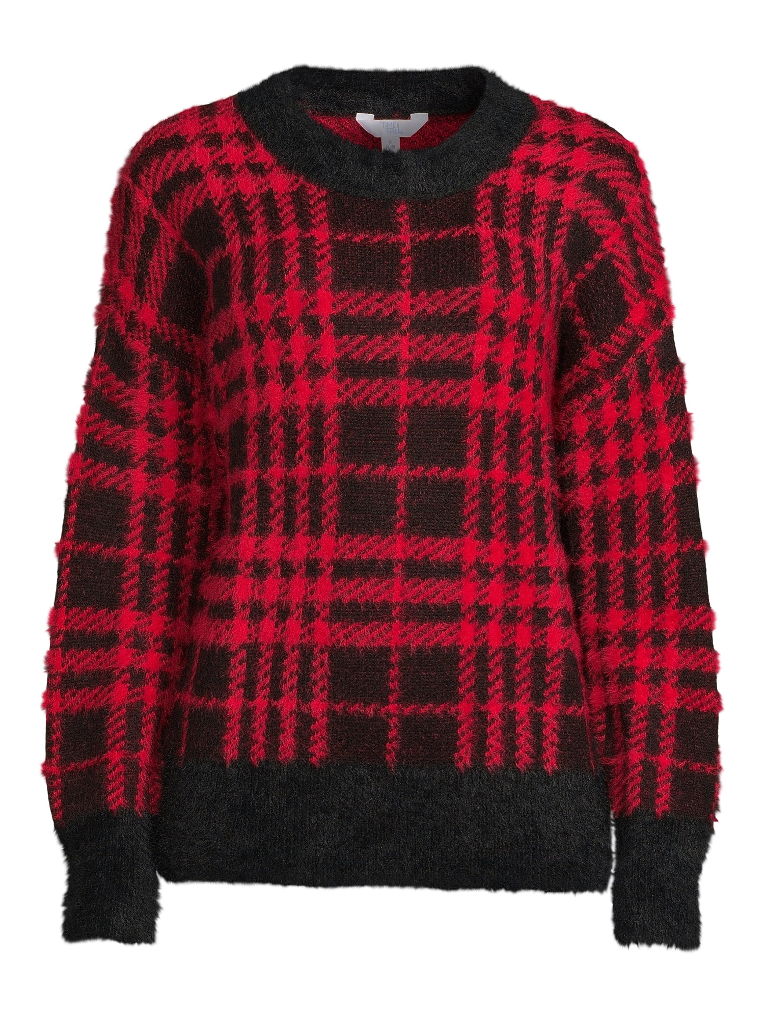 Eyelash Pullover Sweater - Walmart 