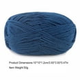 thumbnail image 5 of 1111DIYOO Crochet Yarn Sweater Scarf Gloves Toys Bundle Crafts Gifts Threads Skeins Set Arts 4-Ply for Knitters Beginners Parties 44navy blue, 5 of 5