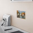 thumbnail image 6 of Dailycode Light Switch Plate Covers 3 Gang Wall Plate Plastics Outlet Covers for Kitchen Home Office Decor Bridge on Forests, 6 of 8