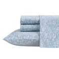 thumbnail image 1 of Juego de sábanas Laura Ashley de algodón percal Heirloom Ditzy Blue, 1 of 6