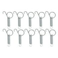 thumbnail image 4 of 10 Packs Elastic Metal Cage Door Spring Hook for Rabbit Cage Large, 4 of 5