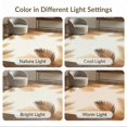 thumbnail image 7 of ODIKA 8'x10' Washable Area Rug Non-Shedding, Easy Care, Tropical Palm Frond Botanical Symmetrical Motif Border Rectangular for King Size Bedroom Under Bed, Master Suite, 7 of 7
