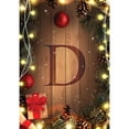 thumbnail image 2 of America Forever Christmas Monogram Letter D House Flag Ornament Baubles 28 x 40 inch Double Sided, Festive Christmas Flag, Xmas Lights Winter Holiday Farmhouse Yard Seasonal Outdoor DÃ©cor, 2 of 5
