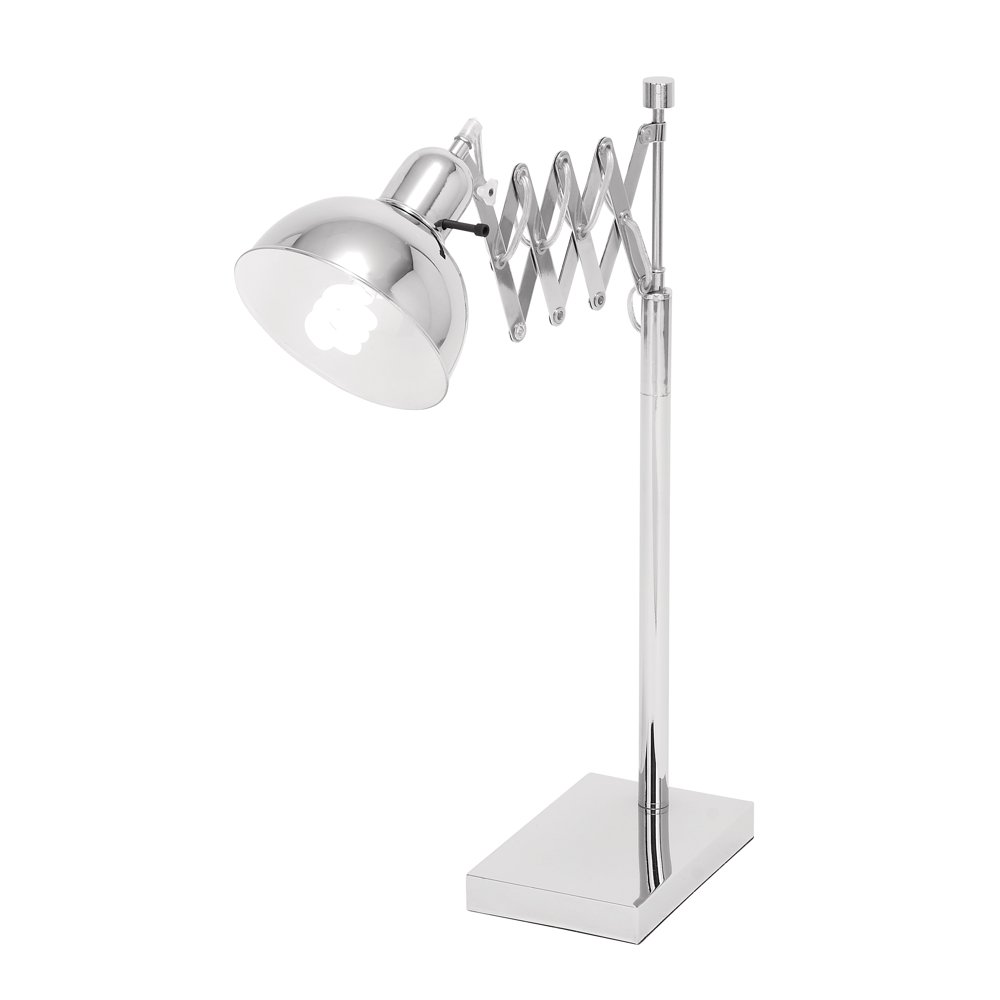 Contemporary Metal Table Lamp With Flexible Arm