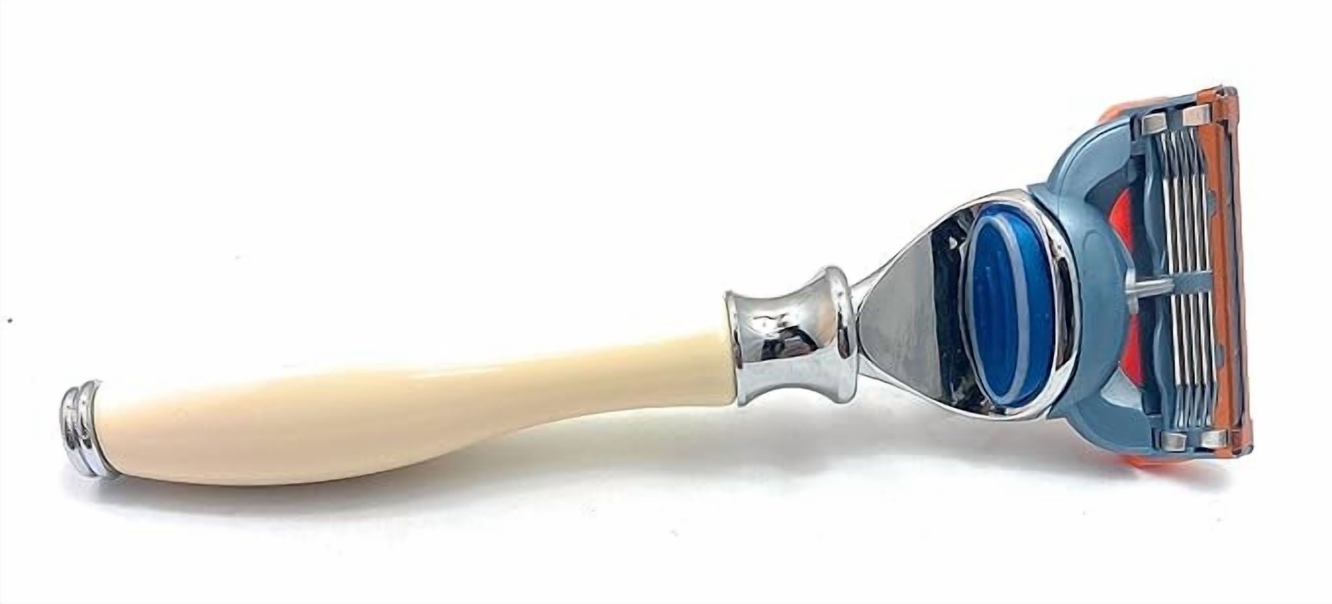 GENTS Men's 5 Blade Manual Razor, White