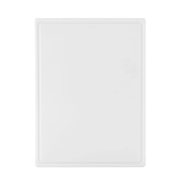 Tabla de cortar Farberware de plástico extragrande, 15 x 20 pulgadas, blanca