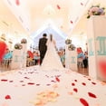 thumbnail image 5 of 100/500/1000 piezas de confeti de pétalos de rosa de seda, flores artificiales, decoración para fiestas de bienvenida al bebé, eventos navideños, manualidades, suministros para bodas, 5 of 5