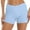 Blue, variant on Kcolen Sports Shorts for Women,Womens Spandex Lightweight Daily Casual Shorts Solid Color Biker High Waist Lounge Shorts