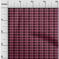 thumbnail image 1 of oneOone Georgette Viscose Fabric Madras Check Printed Craft Fabric BTY 42 Inch Wide, 1 of 4