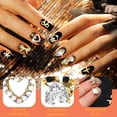 thumbnail image 3 of Abalorio para uñas Lounsweer con forma de corona de metal dorado con forma de corazón y mariposa, 100 unidades, 3 of 7