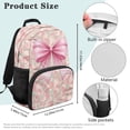 thumbnail image 7 of Yspwyqan Backpack for Girls 8-12, 17" Large Capacity Laptop Backpack, Side Pockets, Adjustable Straps, Pink Camo Bow Print Trendy Bookbag for Elementary High School, 7 of 7